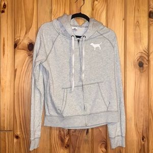 PINK Victoria’s secret hoodie grey